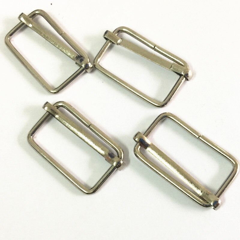 20pcs Bag Strap Fitting Buckle Adjust Slider Loop Bag Making 25mm Sewing Craft,belts bags and shoes fasteners