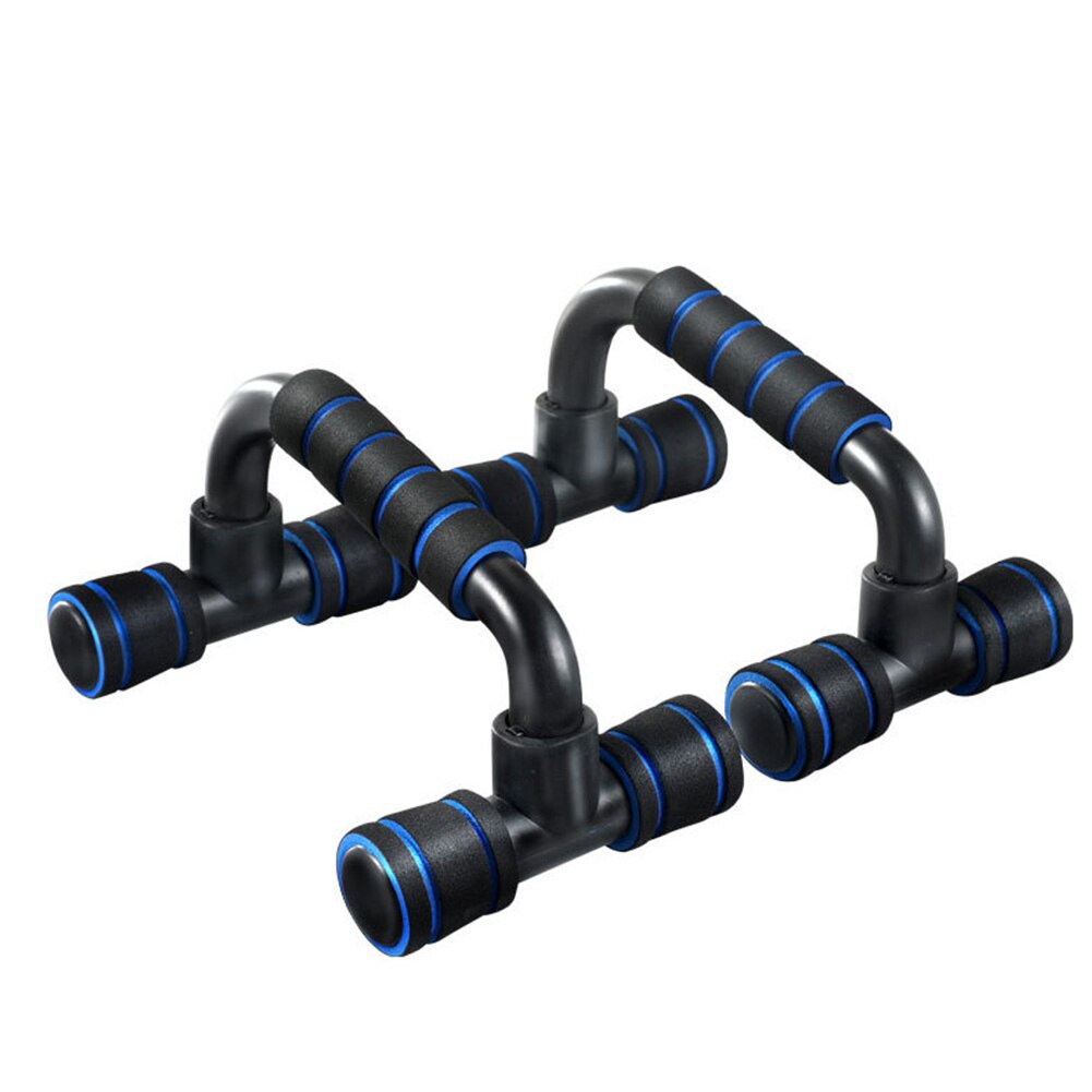 1pair I-shaped Push-up Rack Fitness Equipment Hand Sponge Grip Bars Muscle Training Push Up Bar Chest Home Gym Body Building