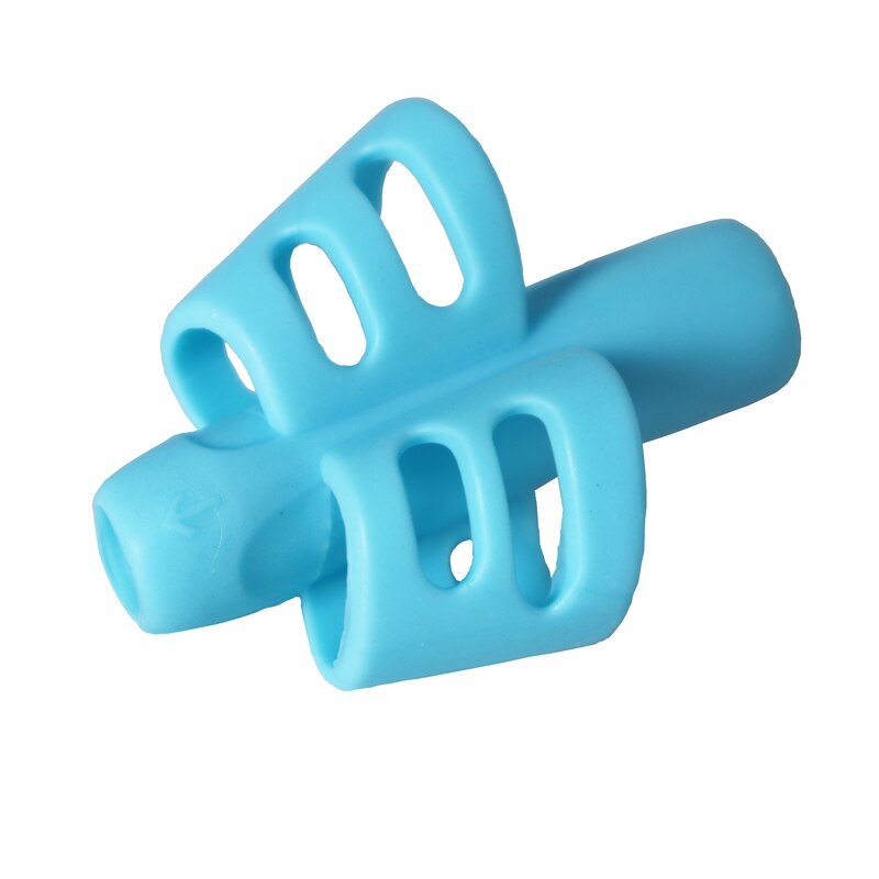 1Pc Kinderen Schrijven Potlood Pannenlap Kinderen Leren Praktijk Siliconen Pen Ondersteunde Grip Houding Orthese Studenten