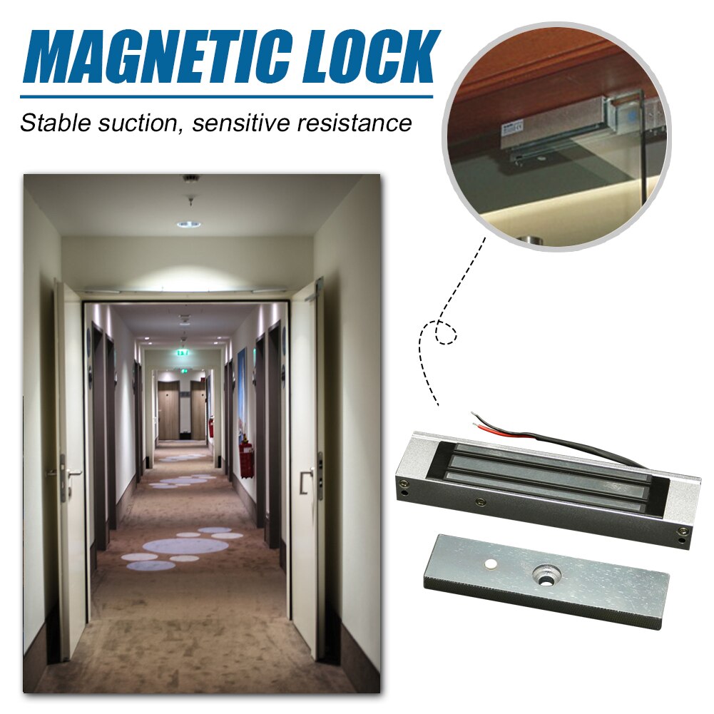 180 kg 12V Magnetic Electromagnetic Lock Can Be Use On Real life Room Escape Props Electric Lock or Household Safety Accessories
