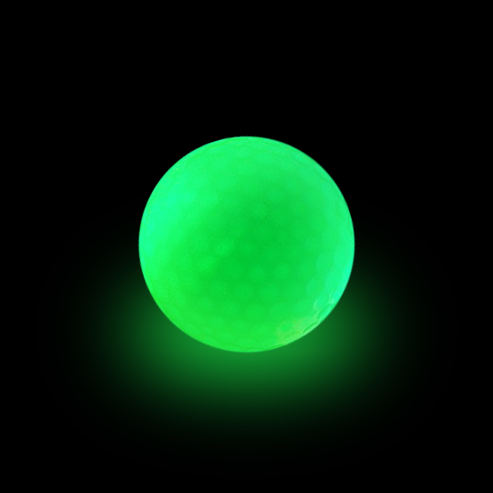Golf LED Glow Ball For Night Sports Practice Glow Ball Can Be Used Repeatedly Long Lasting Bright Luminous Balls: Light Grey