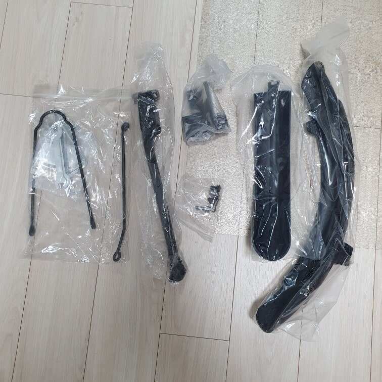 Bicicleta de guardabarros para Xiaomi Qicycle EF1 bicicleta eléctrica Scooter neumático Splash guardabarros partes guardabarros estante Rack Original repuesto