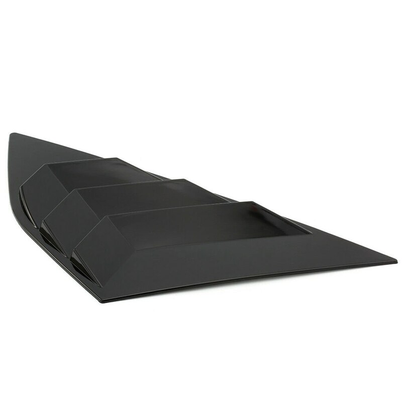 Fit For Ford Focus ST RS Hatchback bright black Window Side Louvers Vent ABS