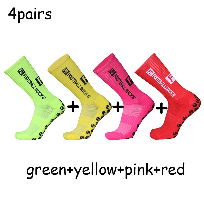 FS Football Socks Non-slip Silicone Bottom Compressed Breathable Grip soccer socks Baseball Socks Men Women: mix2