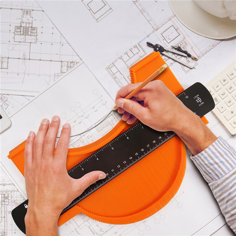 Shaping Measure Ruler Lock Wider Contour Gauge Profile Duplicator Tool A... – Grandado
