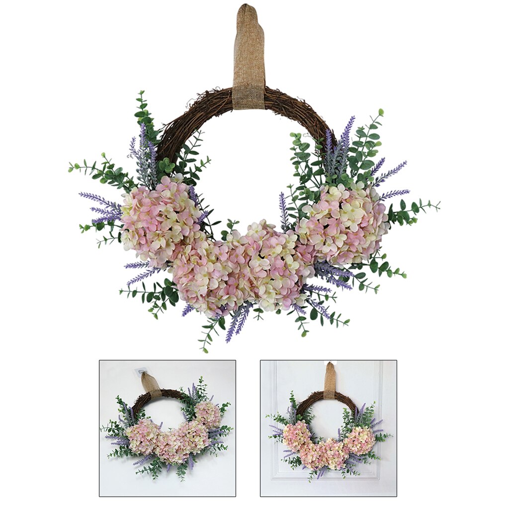 Front Door Flower Wreath ing Spring Front Door Greenery Wedding Decor
