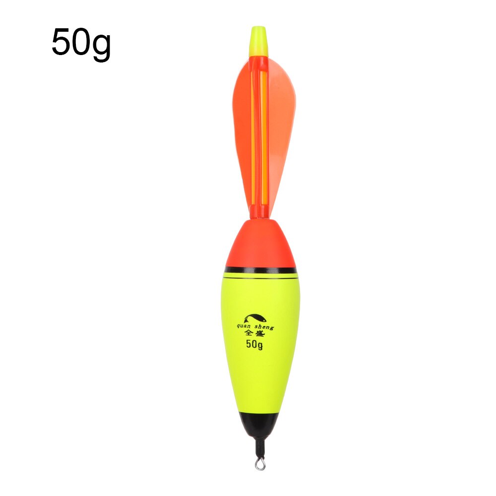 Flotteur de pêche lumineux, avec aile rotative, élastique, en mousse, 40g – 100g: 50g