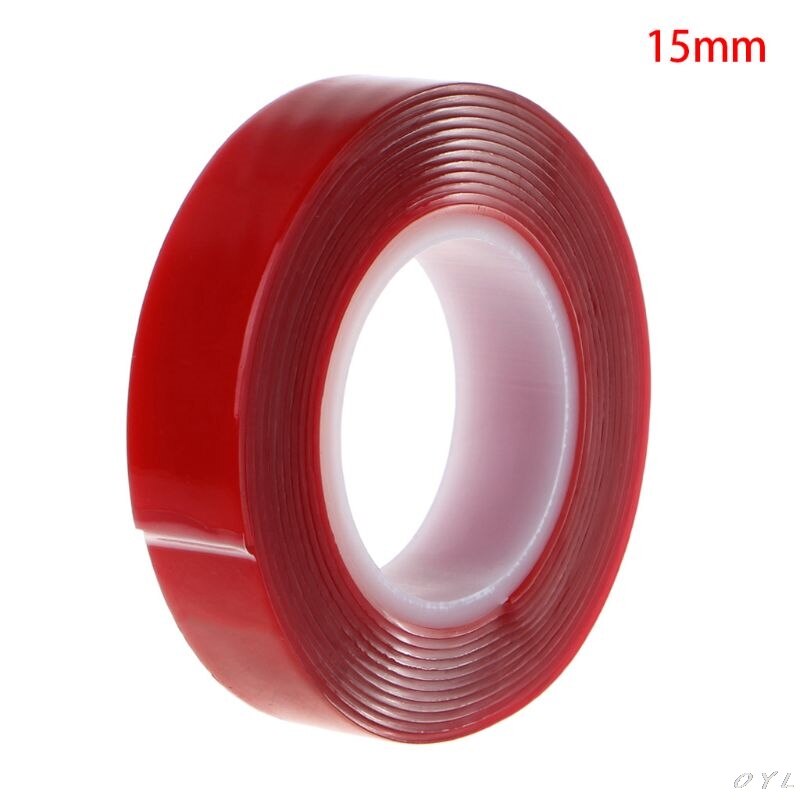 3 m Double Sided Adhesive Sticker Tape Ultra High Strength Acrylic Mounting Tape: 15MM-3M