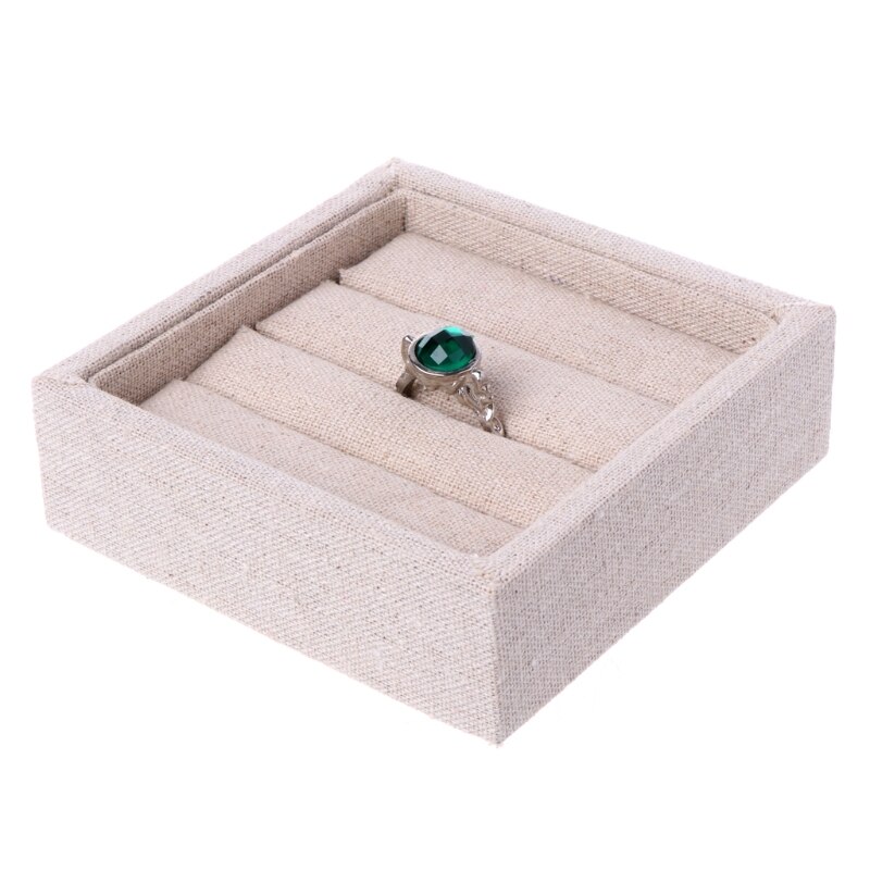 Fluwelen Sieraden Earring Ring Display Box Lade Houder Opslag Showcase Organizer