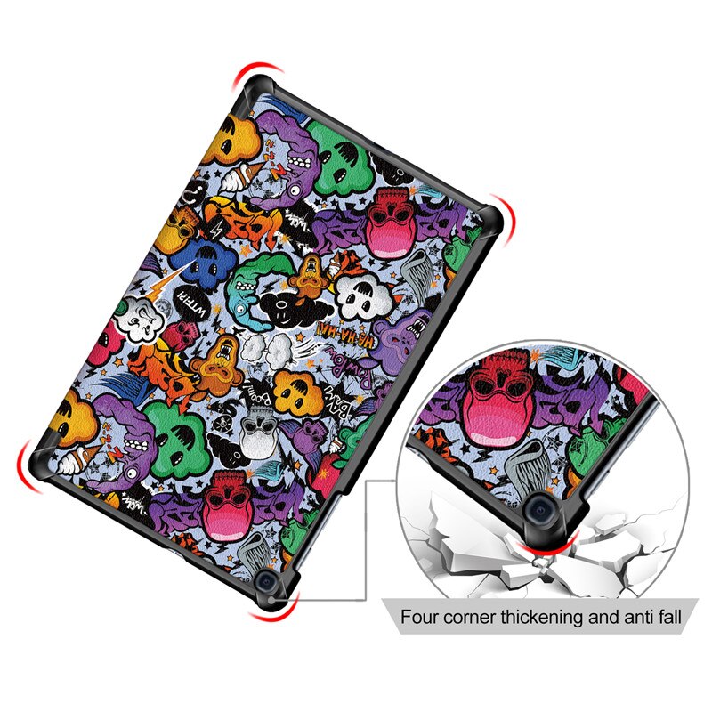 Voor tablet samsung galaxy tab  a 10 1 hoesje pu leren hoes funda voor samsung galaxy tab  a 10 1 sm t510 t515 hoesje kinderen