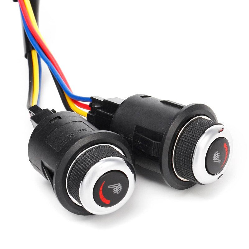 Coussin Chauffant Universel 12V Pour Siège Auto - Fibre De Carbone, Thermostat 70°C, Blanc (48x27cm)