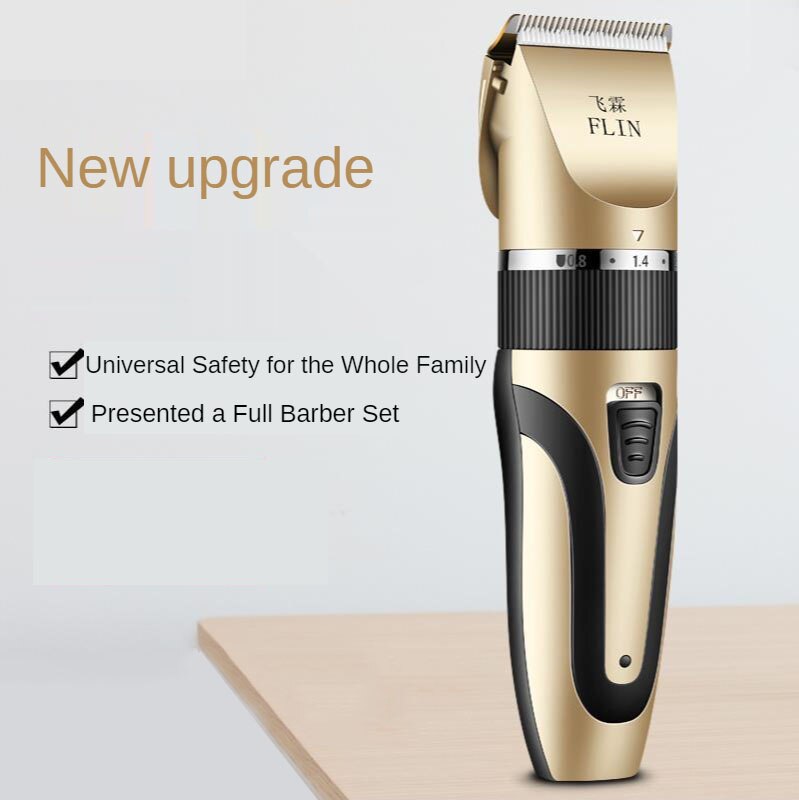 T Bald Head Hair Clipper Mower Rechargeable Trimmer T-Outliner Rechargeable Razor Trimmer Adjustable Cordles Edge for Men