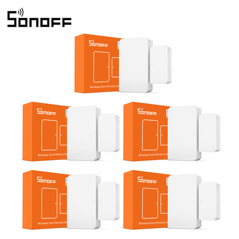 SONOFF ZigBee Bridge Smart Switch / Motion Sensor / Temperature Sensor Smart Home Via eWeLink Alexa Google Home ZigBee Gateway: SNZB-04 5Pcs