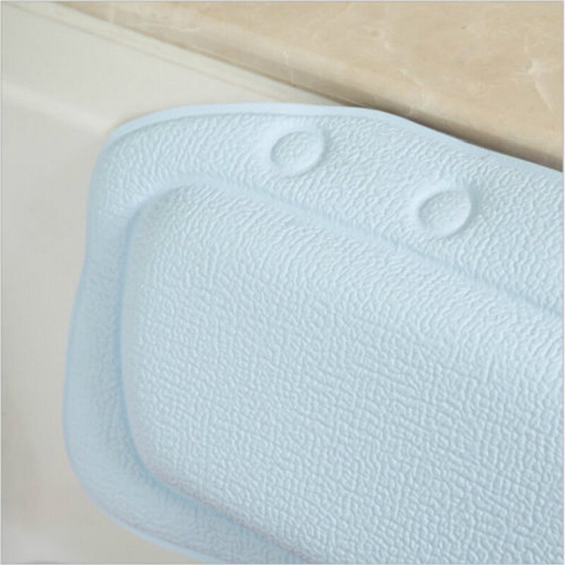 Cushioned Bath Tub Spa Pillow W Suction Cups Great Relaxing Bathtub Bath Pillow