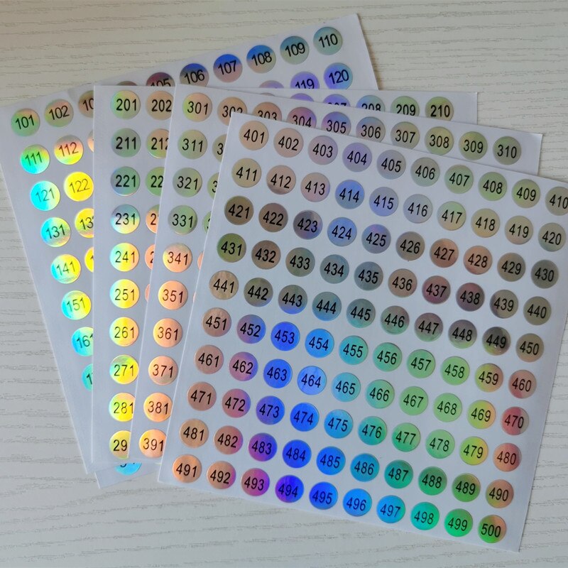 1-1000 nummer klistermärke etikett för nagellack färg gel lack märkning numrering manikyr verktyg