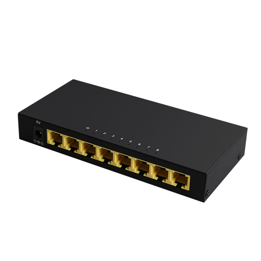 Mini 8Port Network Switch Desktop Gigabit Fast RJ45 Ethernet Switcher LAN Switching Hub Shunt Adapter 10/100Mbps