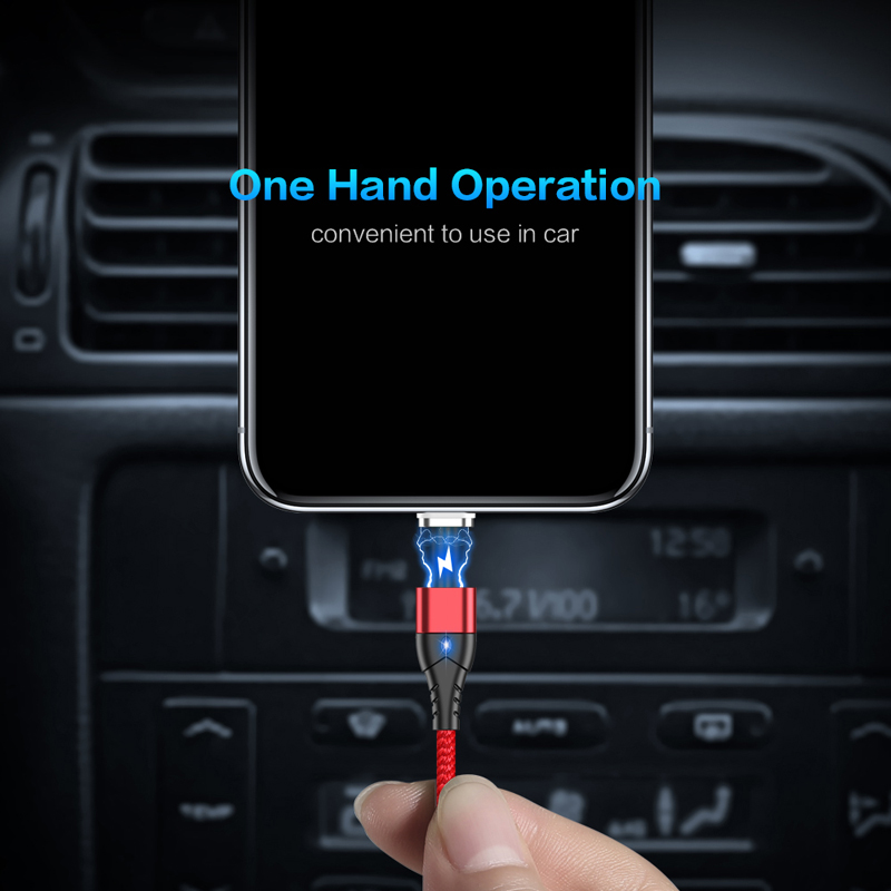 Oppselve Micro USB Charging Phone Android Data Cable Magnetic Fast Cable For iPhone Xiaomi Huawei Mobile Magnet Charger Wire 3A
