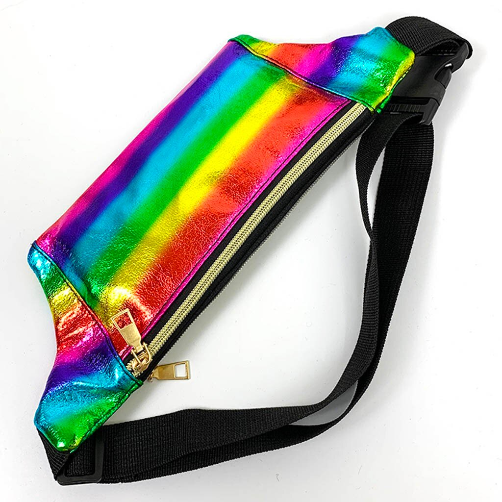 Women Colorful waist bag fanny pack Leather Waist Belt Ladies Zipper Shoulder Bag Multi-function Emale Messenger Bags