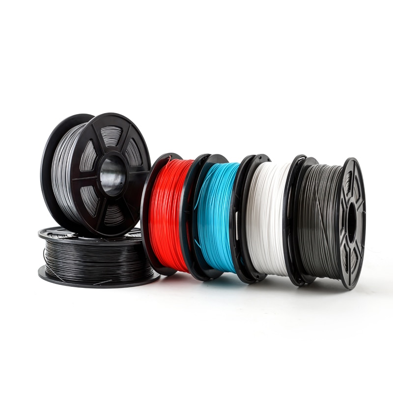 3D Printer Filament 1.75mm 250G TPU Flexible Filament 85A 3D Plastic Printing Filament Printing Materials Gray Black Red Purple