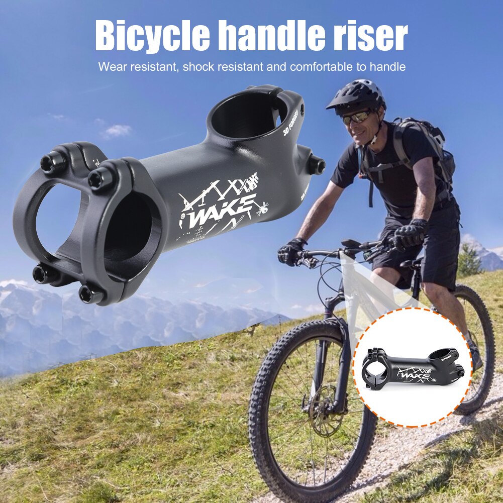WAKE 25 Degree 31.8mm Mountain Bike Handlebar Stems Bicycle Cycling Parts Bicycle Stem Bike Replacement Accessories