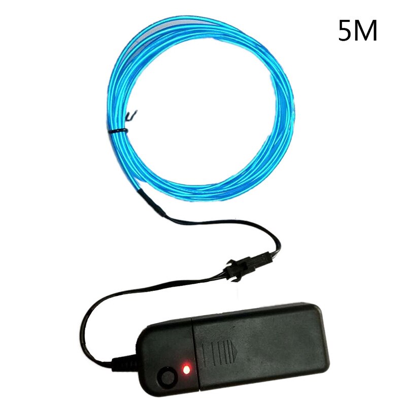 Glow EL Wire Cable LED Neon Christmas Dance Party DIY Costumes Clothing Luminous Car Light Ball Festivial Decoration: 1