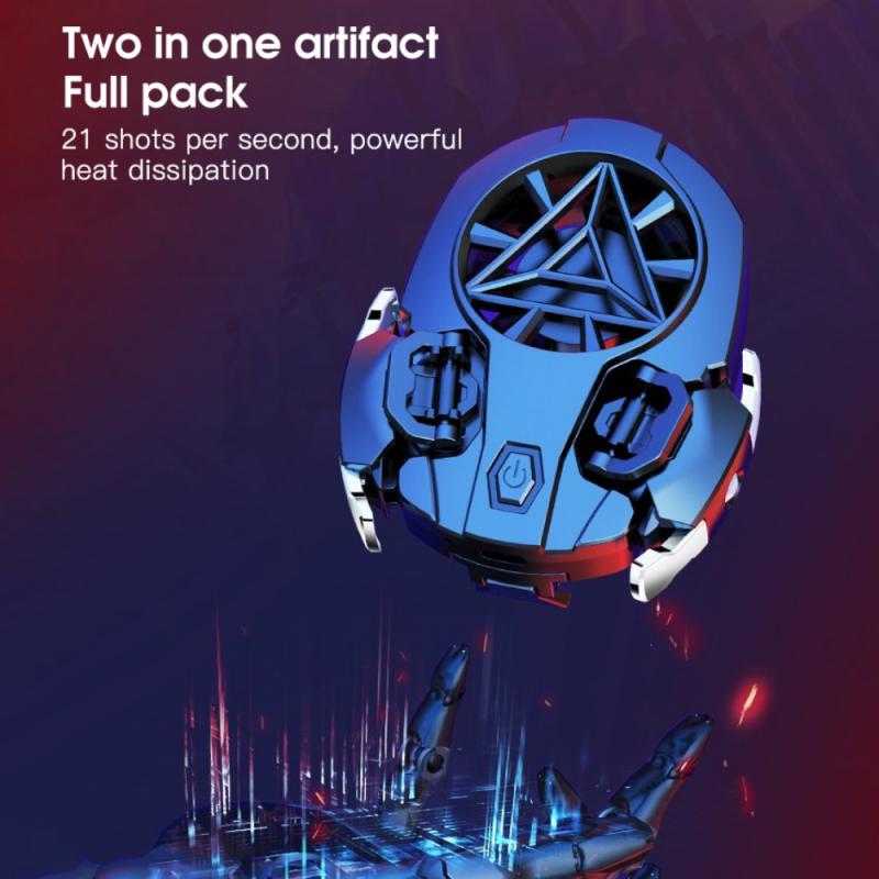 Universal Mobile Phone USB Game Cooler System Cooling Fan Gamepad Holder Stand Radiator For IPhone Huawei Samsung