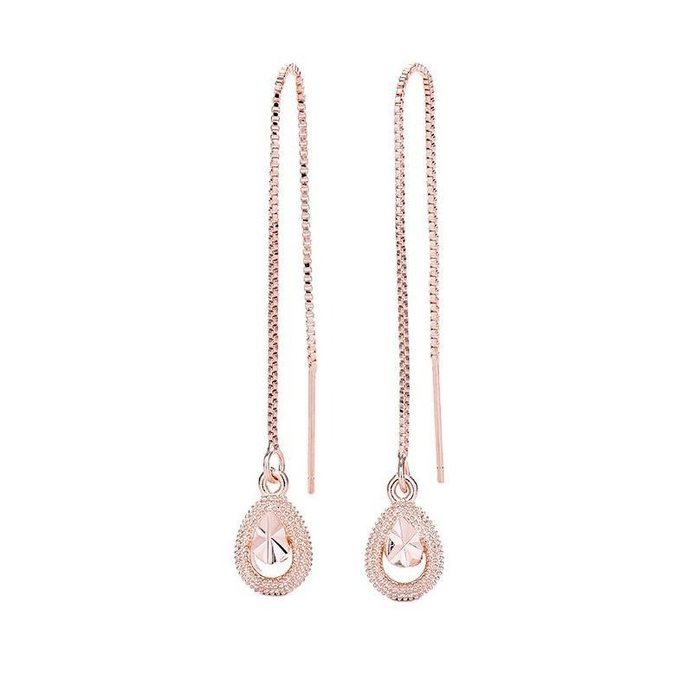 Lange Draad Kwastje Oorbellen Zilver Kleur Opknoping Vrouwen Oorbellen Zomer Sieraden Meisjes Party