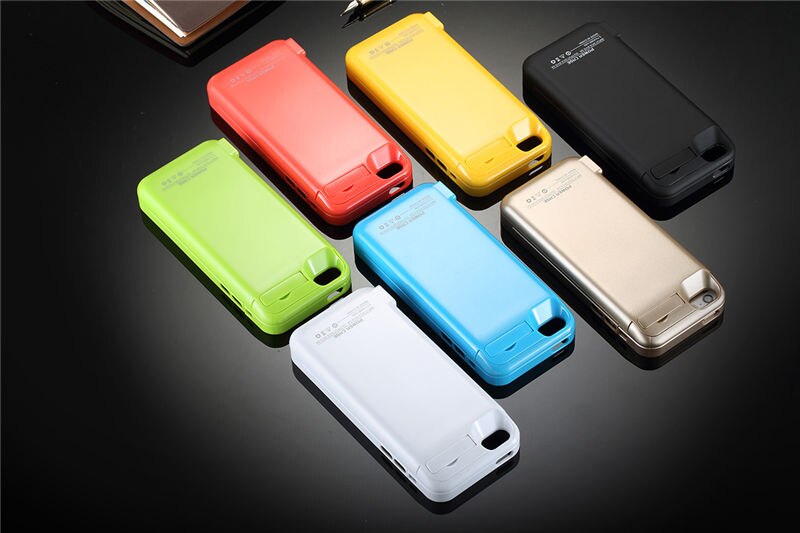 For iPhone 5C 4200mAh Portable Backup External USB Battery Charger Case For iPhone5S 5 SE Powerbank Pack Stand Charging Cover i5