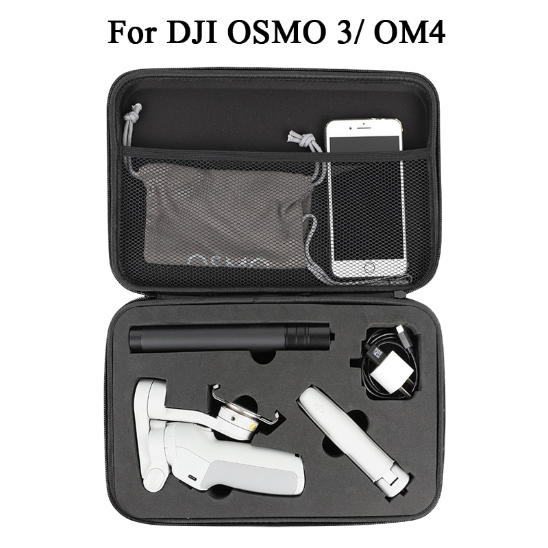 Reizen Harde Draagtas Compatibel Met Dji Om 4, Dji Osmo Mobiele 3, beschermende Opbergtas Voor Osmo Grip Statief Verlengstuk