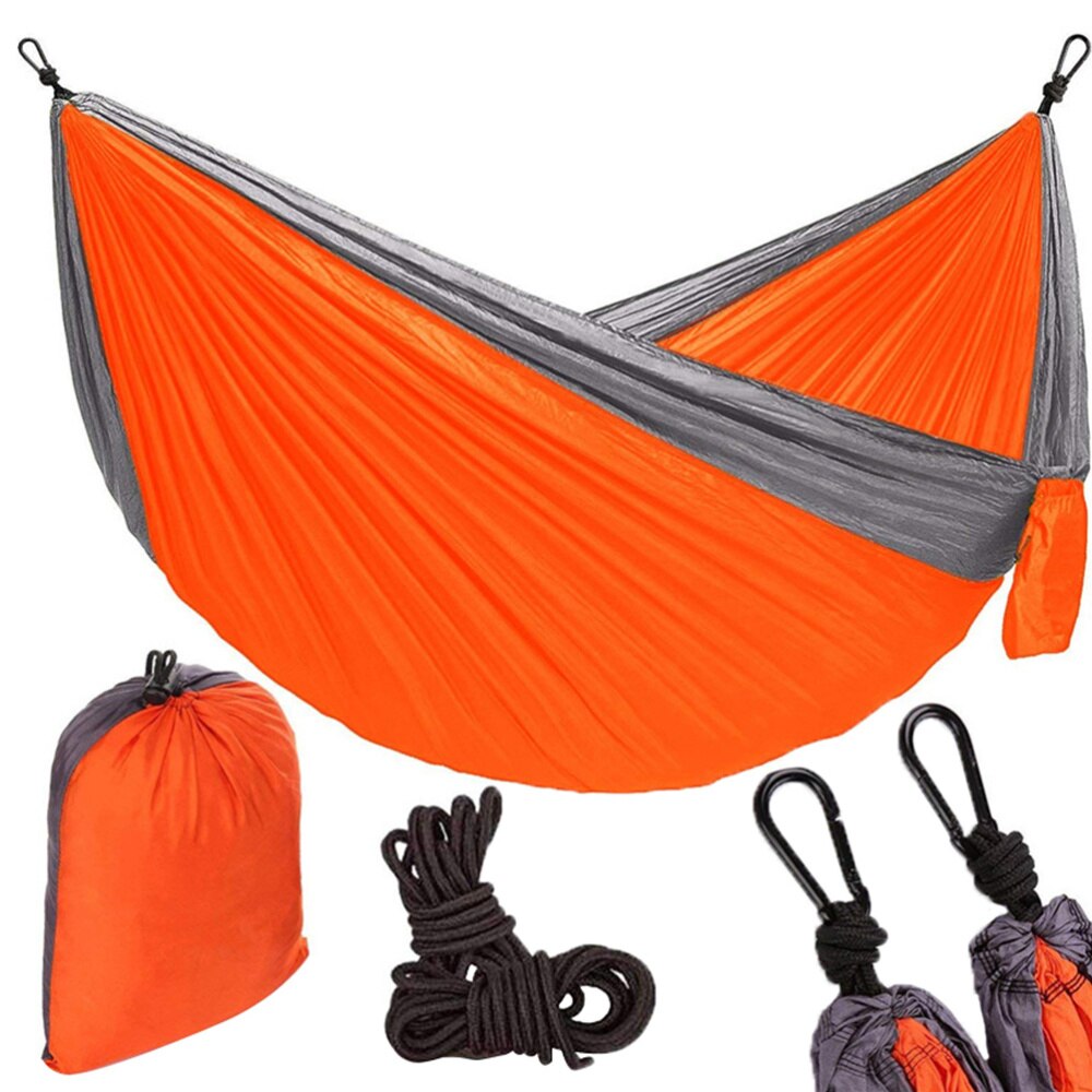 Outdoor Travel Hammock Portable Double Camping Hammock with Tree Straps