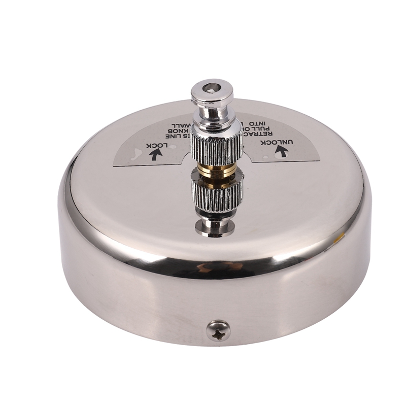 2X 2.8m stainless steel clothesline rope Retractable clothesline indoor Stainless Steel round Clothesline