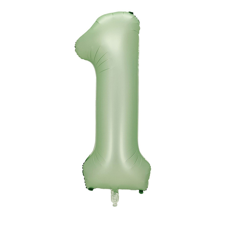 40inch Large Olive Green Number Balloons 1 2 3 4 5 6 7 8 9 Foil Balloon Birthday Party Decorations Figures Globos Baby Shower