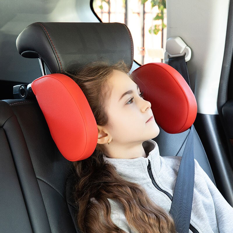 Adjustable Car Headrest Pillow Travel Rest sleeping headrest Car Interior Products Child Sleep U-type Memory Cotton Neck Pillow