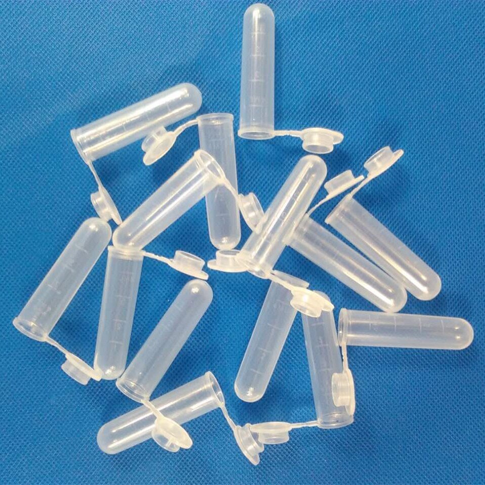 5ml/32vents Plastic Centrifuge Tube box+32 pcs 5ML Centrifuge Tubes sample tubes with Snap cap plastic test tubes