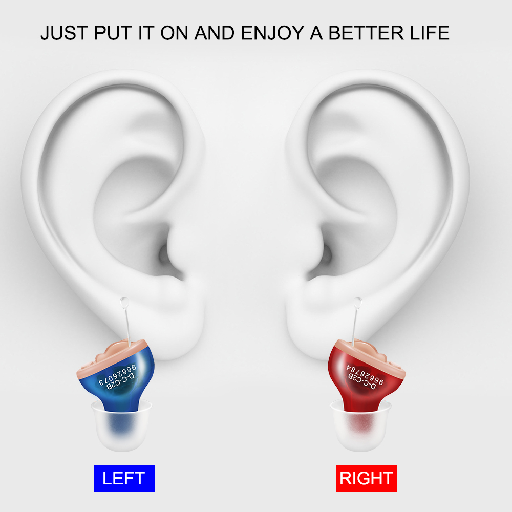 Hearing aids CIC hearing aid for elderly invisible Improving hearing loss Sound Amplifier Battery A10 For Seniors Audífonos