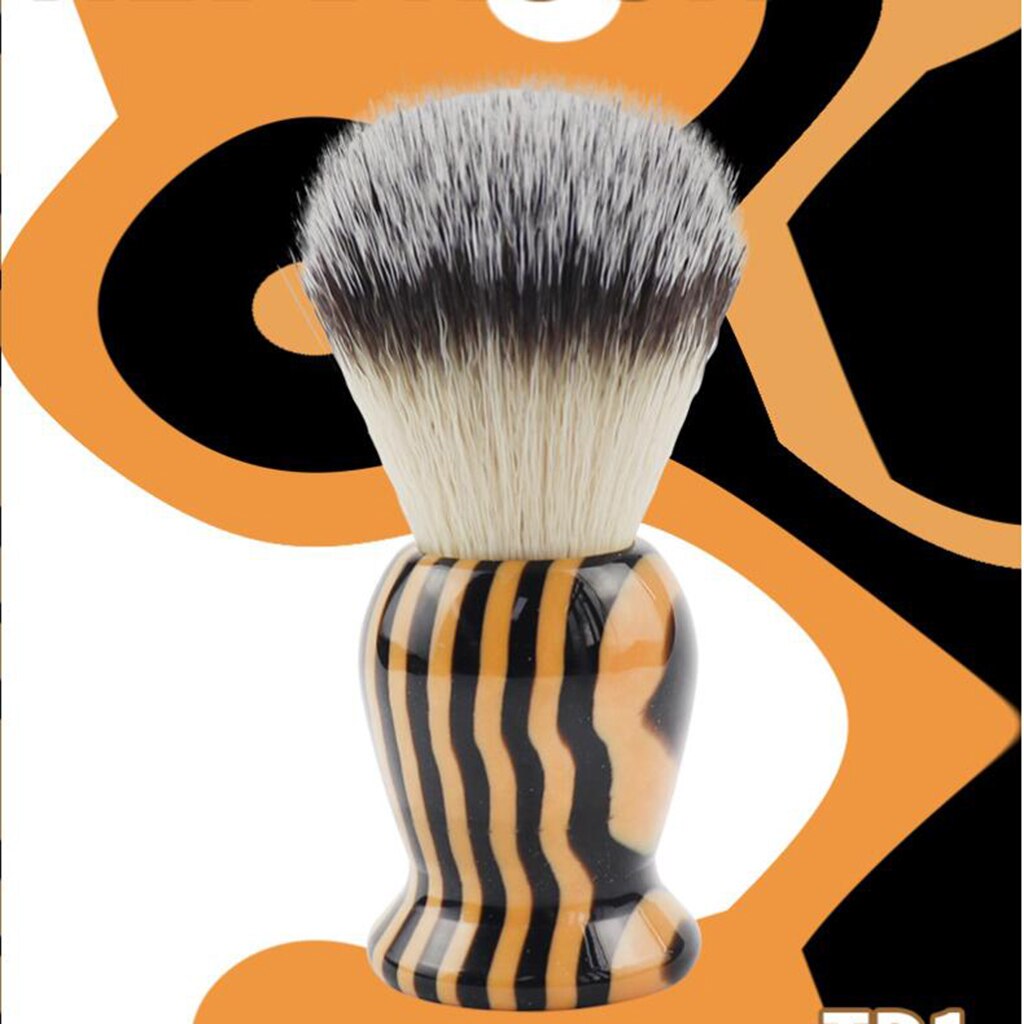 Men Shaving Brush Hair Shave Facial Beard Cleaning Appliance Pro Salon Tools Safety Razor Brush: D