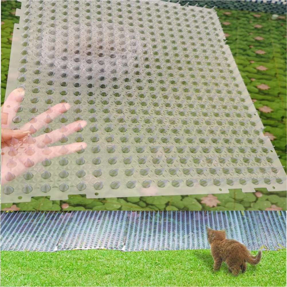 Tuin Kat Scat Mat Afstotende Mat Prickle Strips Plastic Spike Doorn Bescherming Netto Anti-Kat Hond Houd Kat Weg veilig Huisdieren Leveranties