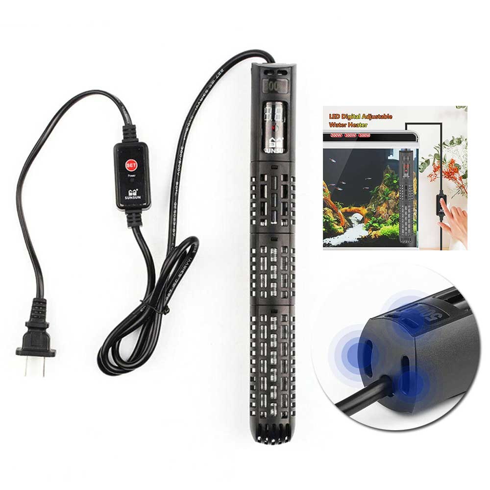 Curated visual reference: Digital Thermostatic Aquarium Heater Reference: 300 500W Digital Heater Aquarium Thermostat Tropic