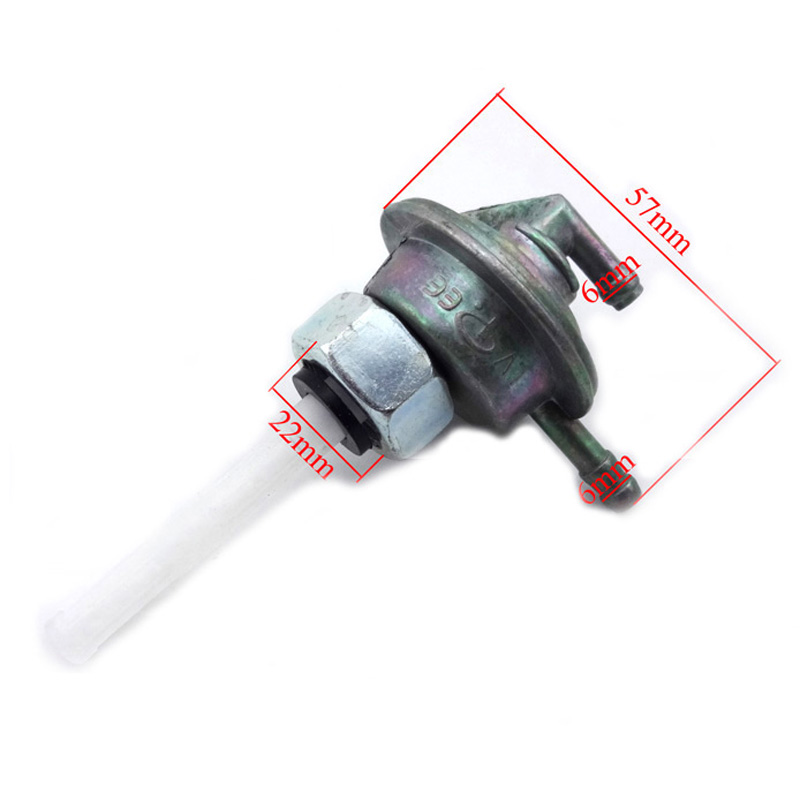 XLJOY Gas Fuel Tap Valve Benzinekraan Voor Chinese GY6 Bromfiets Scooter ATV Roketa Znen Jonway Quad Buggy Go Kart Motorfiets motocross