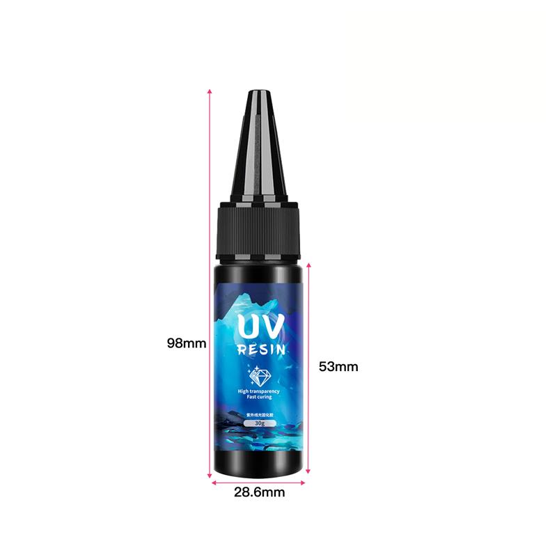 10/25/30/50/60g uv-hartslim snabbtorkande klart hårt epoxihartslim smyckestillverkning transparent uv-lim ultraviolett härdande: Ljusrosa