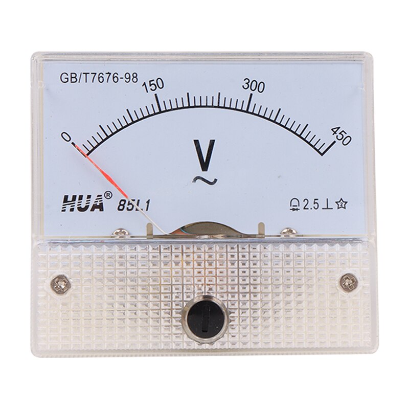 Analog Volt Meter Gauge AC Voltmeter Voltage Meter 85L1 Panel Analog Voltmeter 5V10V15V20V30V50V100V250V300V500V Voltage Tester