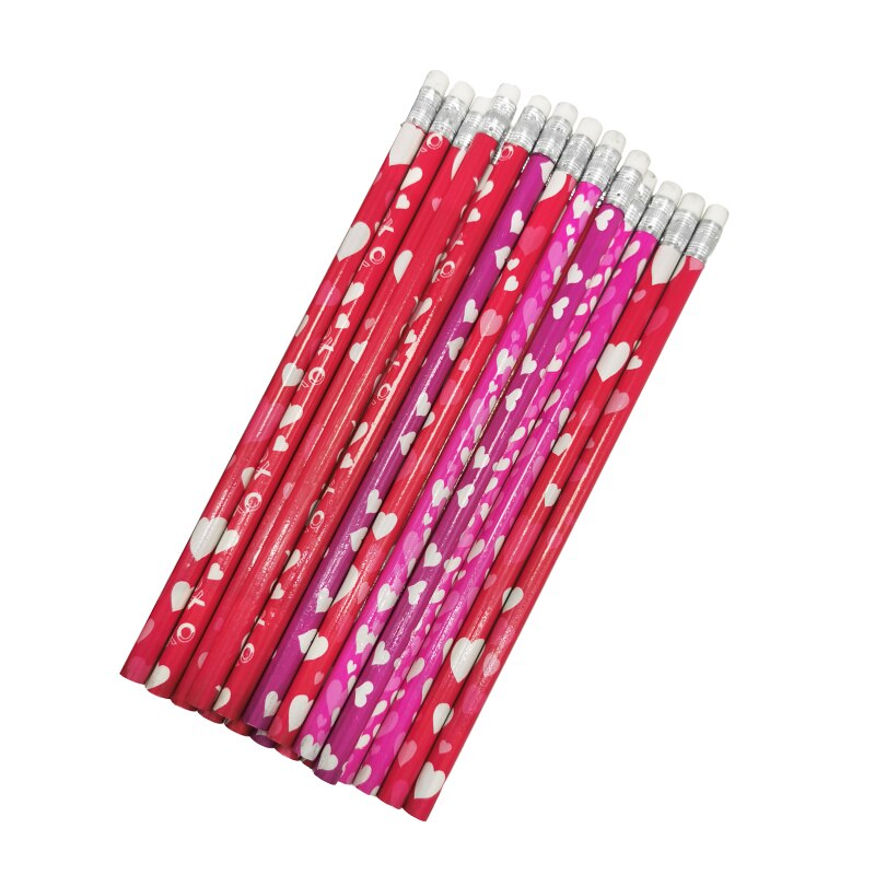 10 Pcs Potlood Cartoon Met Rubber Kerst Potlood Hb Student Schrijven En Schilderen Leveringen
