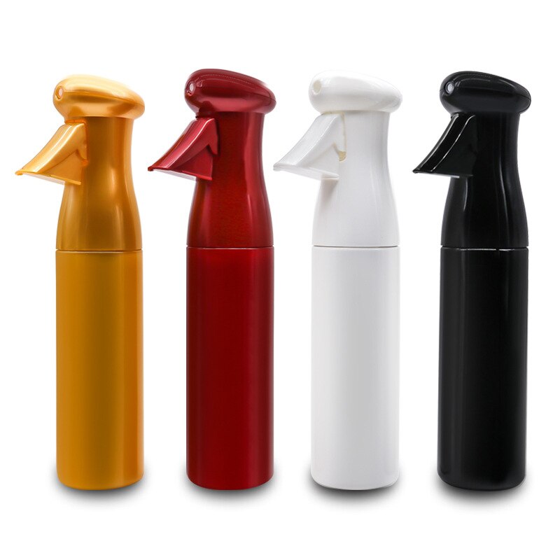 Espray de peluquería de pelo Pulverizador de alta presión botella continuo Spray regadera pelo estilista Director automática Pneumati