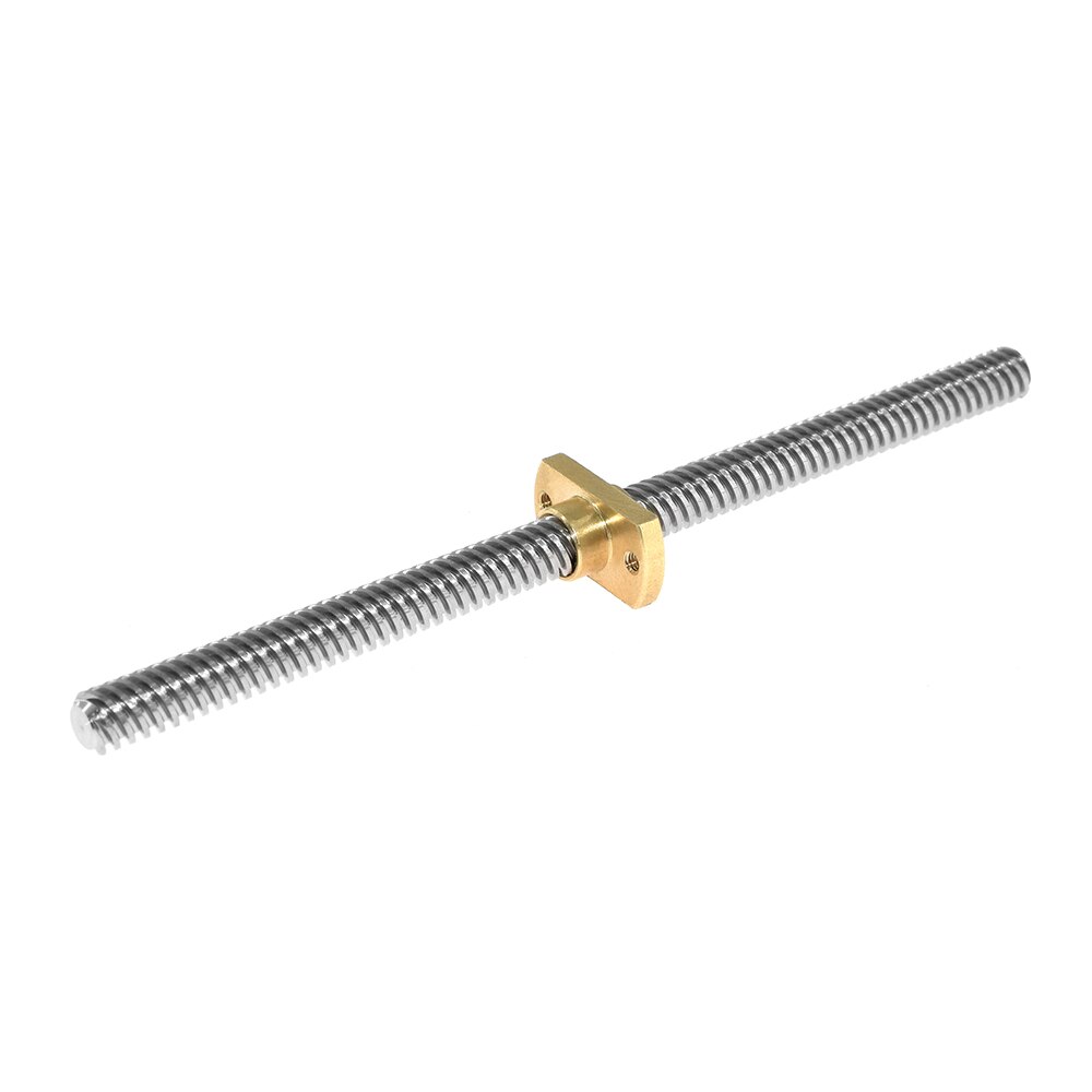 T8 lead screw nut Pitch 2mm Lead 8mm Brass T8 x 8mm Flange Lead Screw Nut for CNC Parts Ender 3 CR-10 3D Printer Accessories