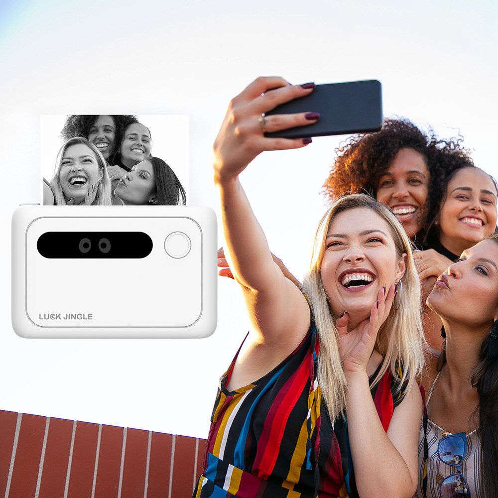 80mm Mini Portable Photo Printer thermal bluetooth wireless photo label Pocket Thermal Printer with Free application