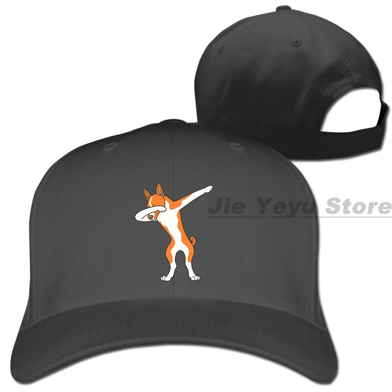 Funny Basenji Dabbing Baseball cap men women Trucker Hats adjustable cap