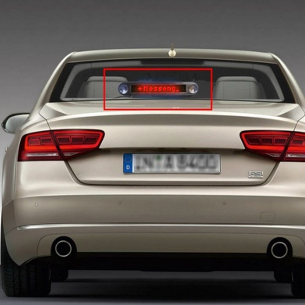 Vehemo Programmable RED LED Message Sign LED Display Subtitle Display Auto Scrolling Board Presentation Car Premium Automobile