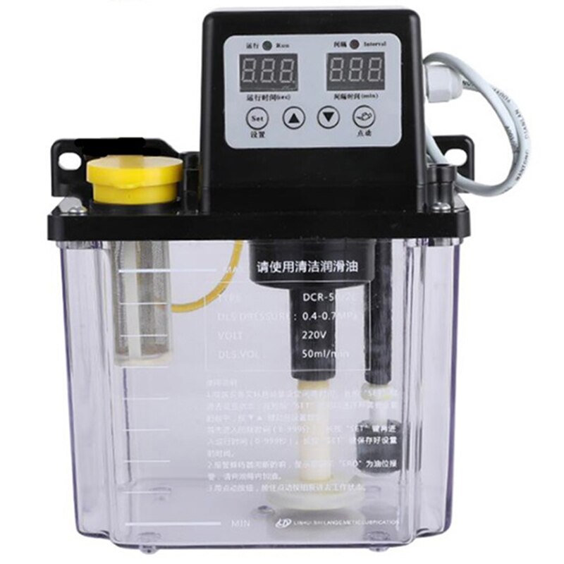 1l smøreolie pumpe automatisk smøreolie pumpe elektronisk smøre pumpe smøremaskine: Default Title