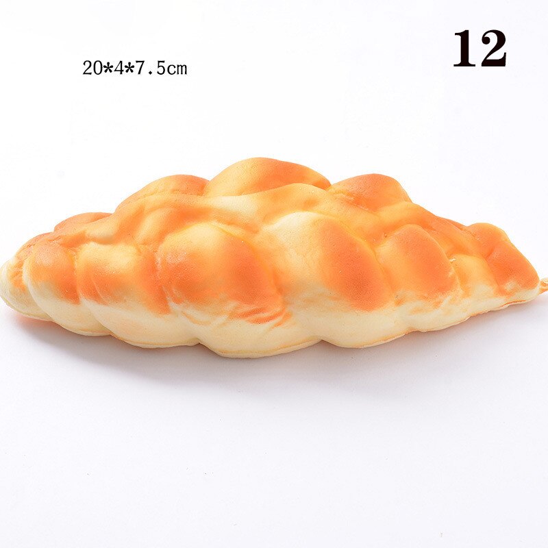 Cake Squishy colorful Hanamaki Bread Squishies Toy Squeeze Squishi Toy Squishie Slow Rising Stress Relief Toys For Childrens: 12