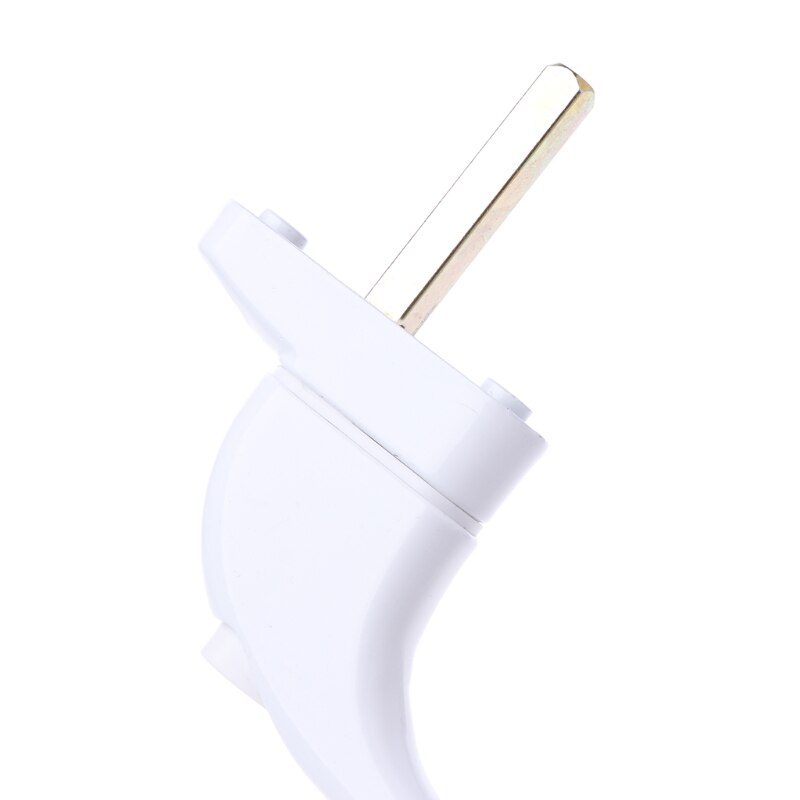 UPVC White Universal Espag Window Handle - Key Locking For Double Glazing